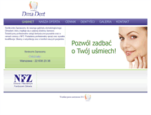 Tablet Screenshot of dimadent.pl